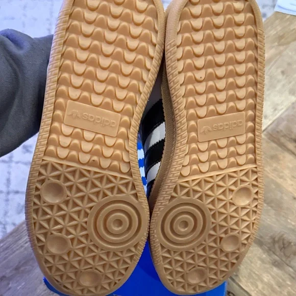 Adidas Samba XLG J White and Black Sneakers - Picture 4 of 5